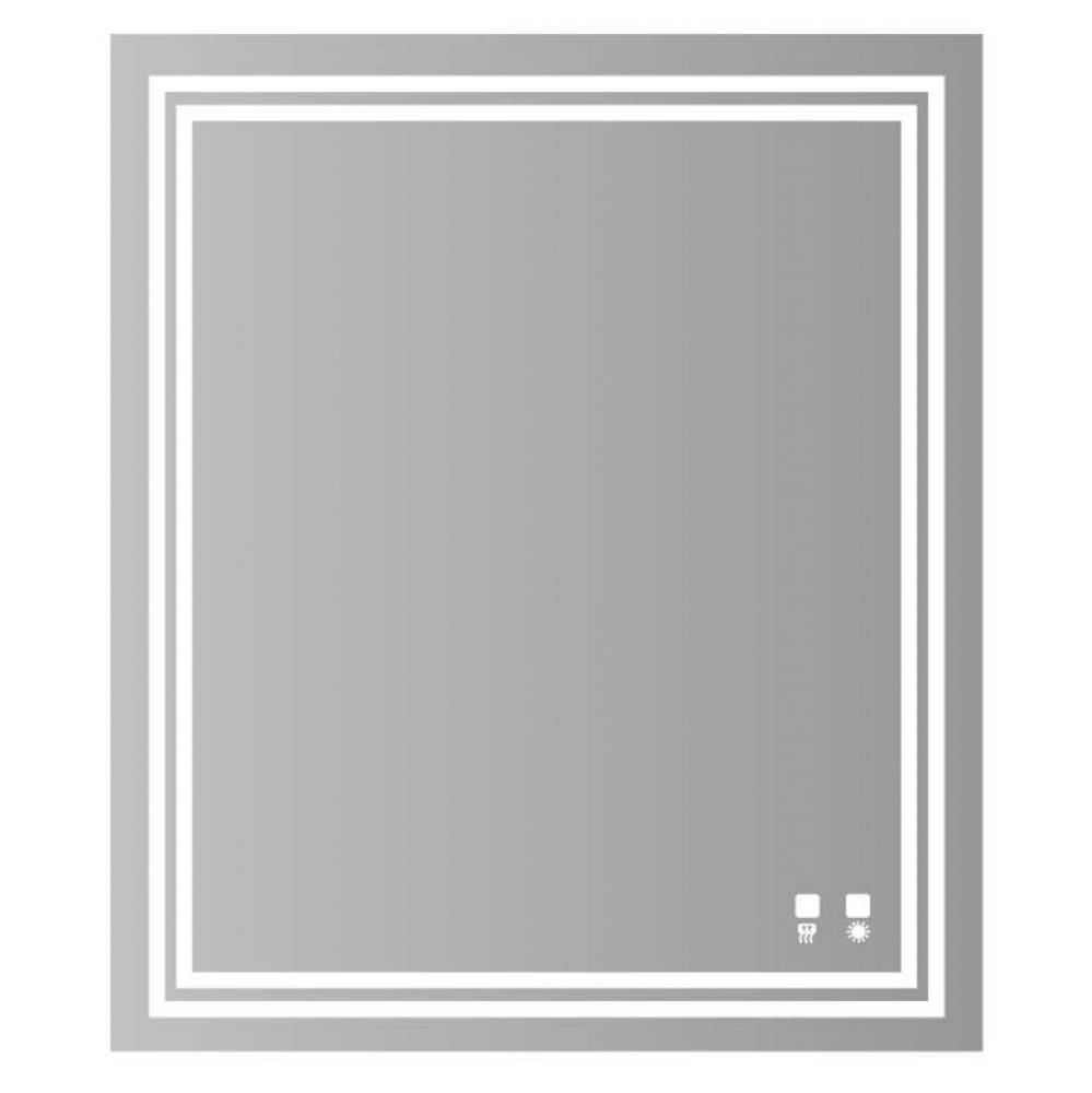 Zen Illuminated Slique Mirror, Mirror. 36'' X 30'' Lumentouch , On/Off Dimmer