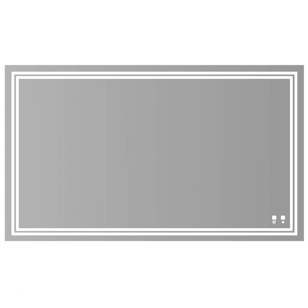 Zen Illuminated Slique Mirror, Mirror. 72'' X 36'' Lumentouch , On/Off Dimmer