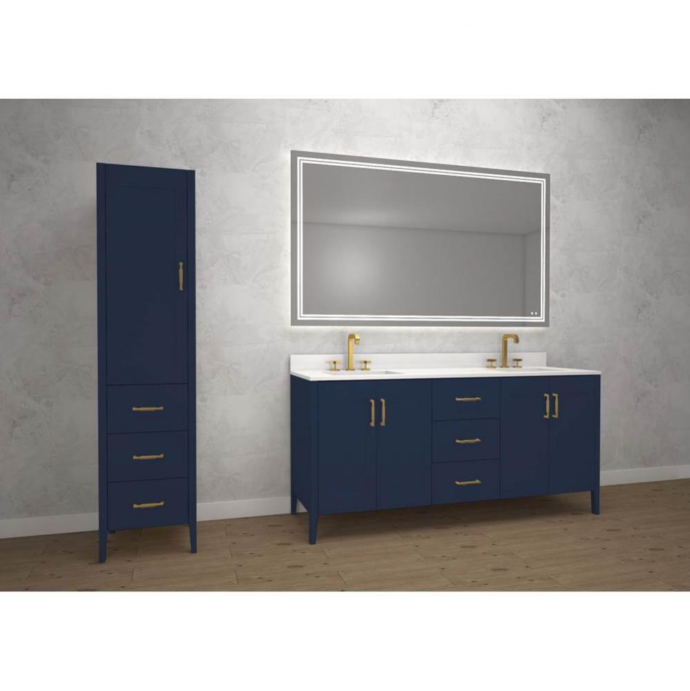 Madeli Encore 18''W x 18''D x 76''H Free Standing Linen Cabinet L Hi