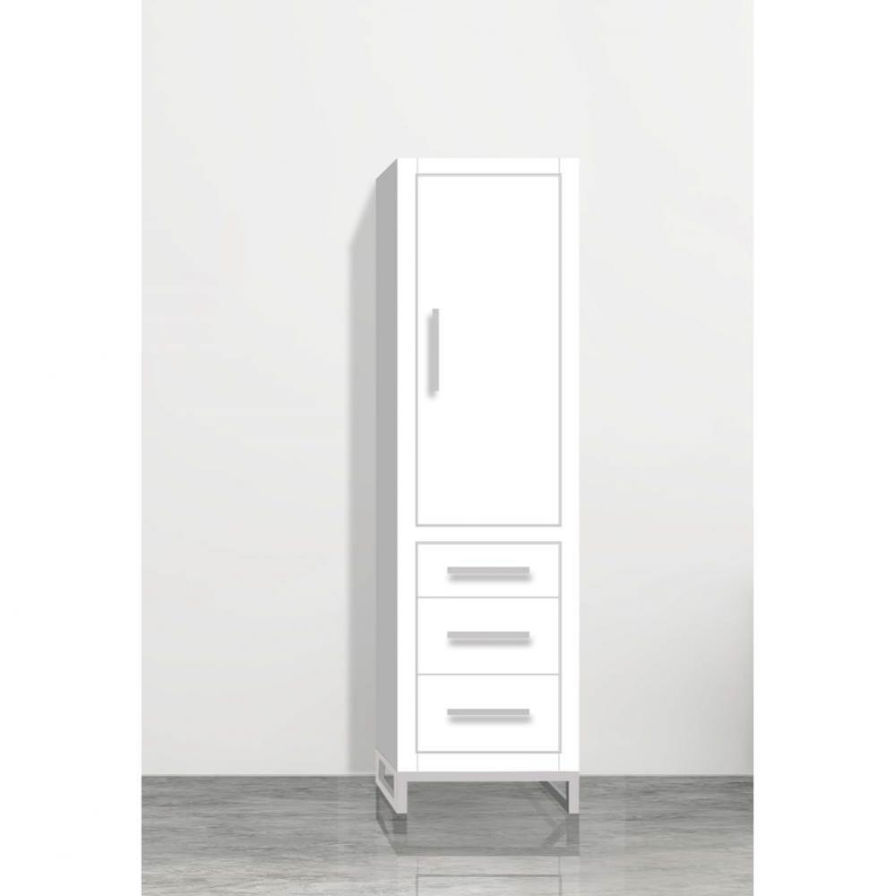 Madeli Estate 20''W x 18''D x 76''H Free Standing Linen Cabinet R Hi