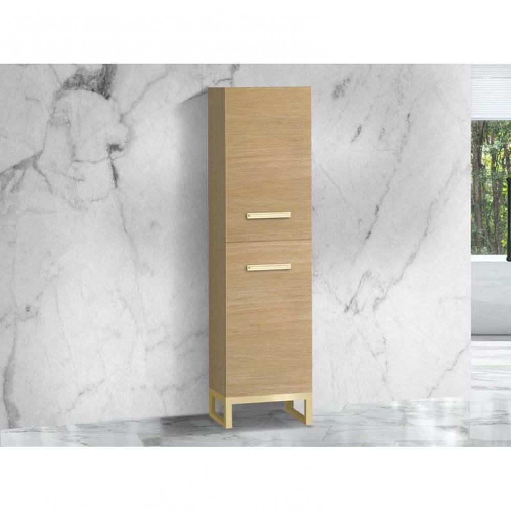 Madeli Savvy 20''W x 18''D x 76''H Free Standing Linen Cabinet L Hin