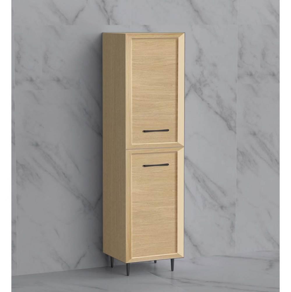Madeli Portrait 20''W x 18''D x 76''H Free Standing Linen Cabinet L