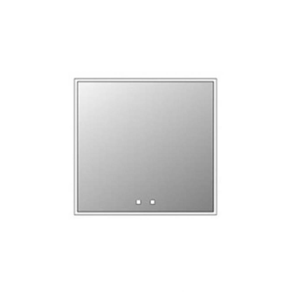 Vanguard Lighted Mirrored Cabinet , 29X35''-Left Hinged-Surface Mount, Mirrored Side Kit