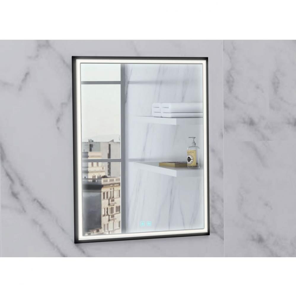 Madeli Illusion Lighted Mirrored Cabinet, Recessed Mount, 20'' x 30'' x 4-3/4&