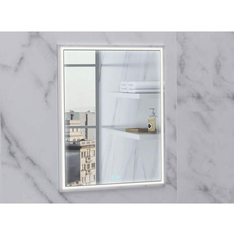 Madeli Illusion Lighted Mirrored Cabinet, Recessed Mount, 20'' x 30'' x 4-3/4&