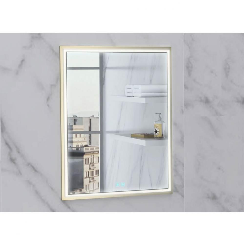 Madeli Illusion Lighted Mirrored Cabinet, Recessed Mount, 24'' x 36'' x 4-3/4&