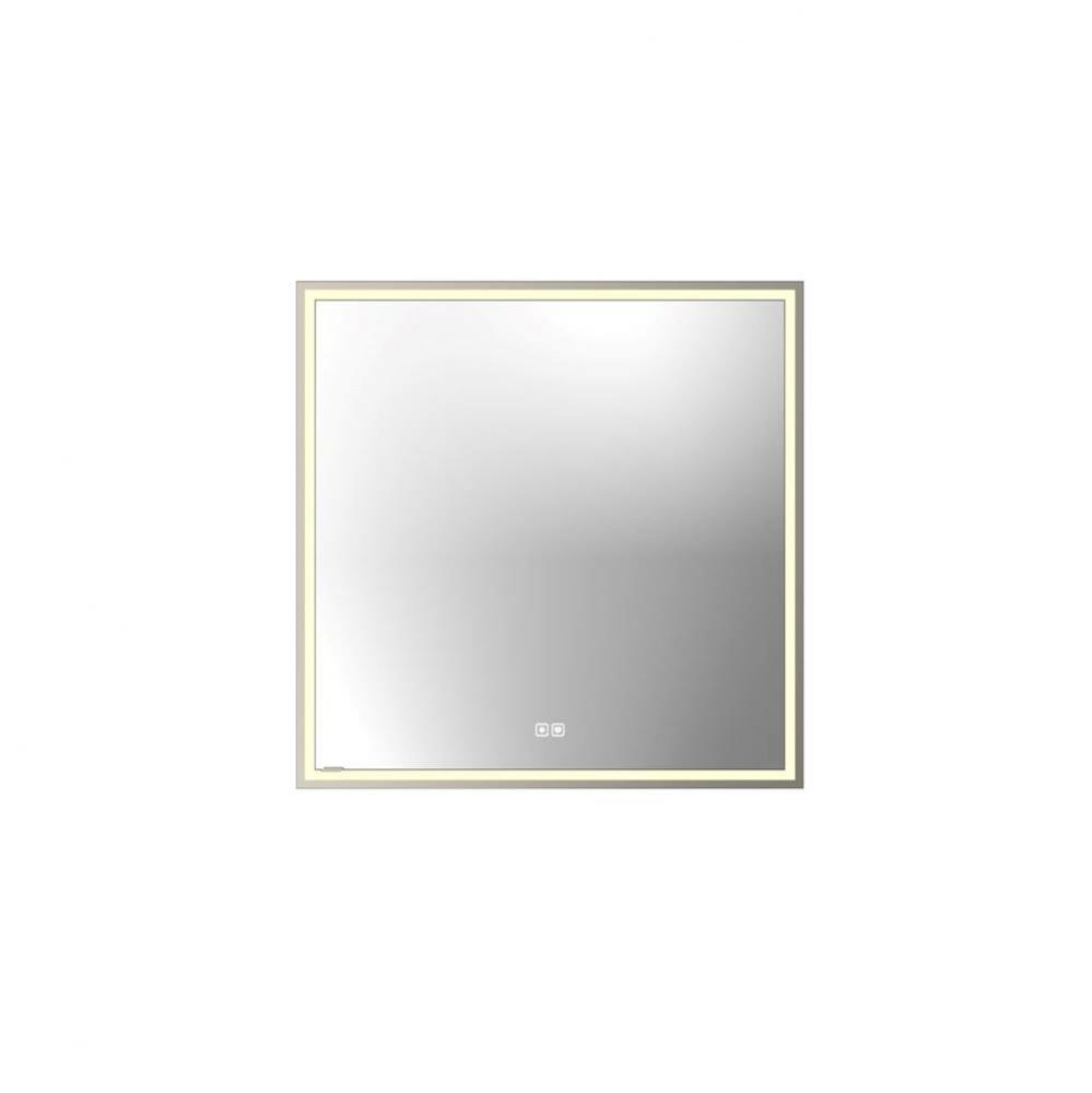 Madeli Illusion Lighted Mirrored Cabinet, Recessed Mount, 30'' x 30'' x 4-3/4&