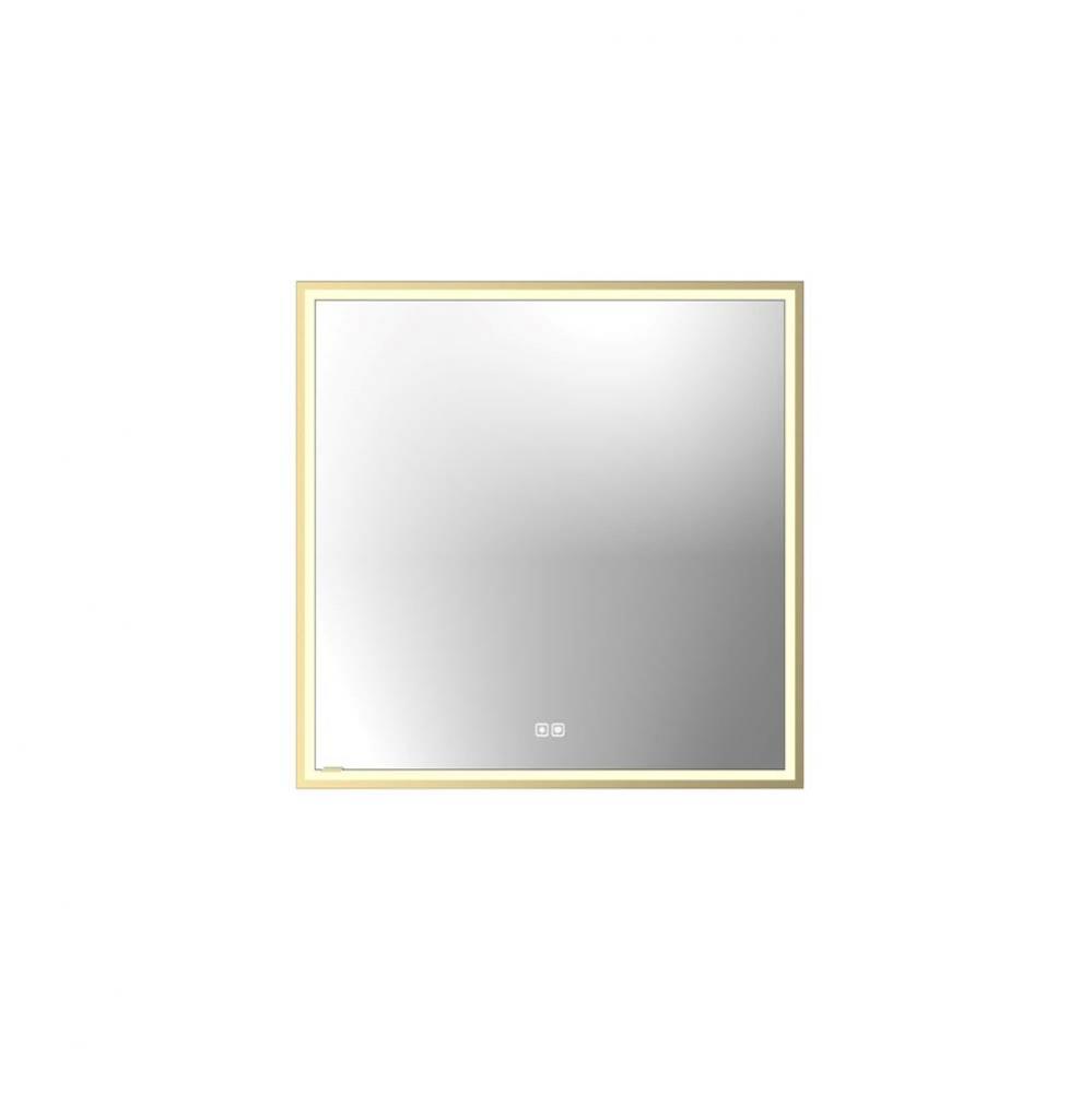Madeli Illusion Lighted Mirrored Cabinet, Recessed Mount, 30'' x 30'' x 4-3/4&