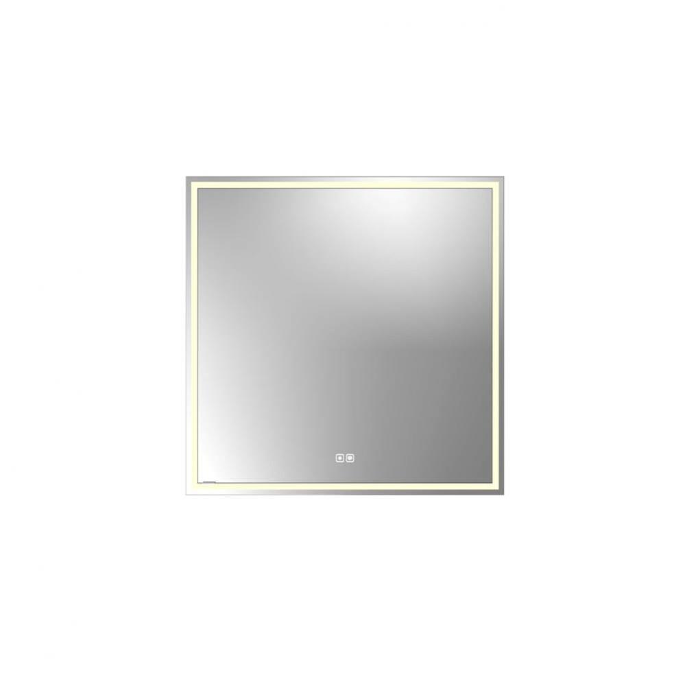 Madeli Illusion Lighted Mirrored Cabinet, Recessed Mount, 30'' x 30'' x 4-3/4&