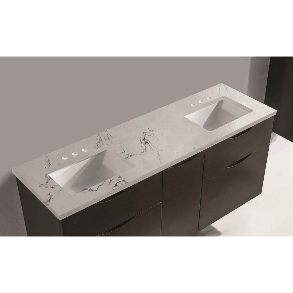 Madeli Quartzstone Countertop,  72'' x 18'' x 3/4'',  8''