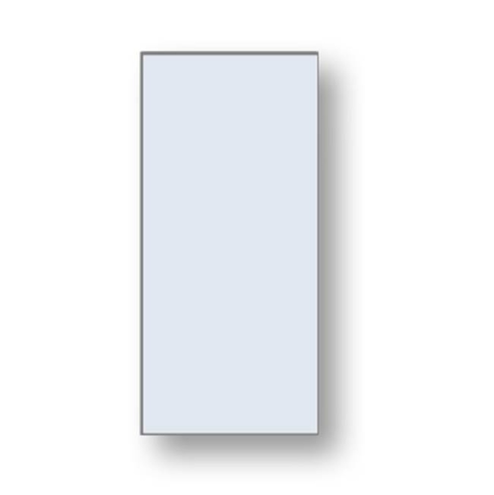 Vetro Mirror, 16''x 36'' x 3/4'', Rectangular,  Frosted Edge