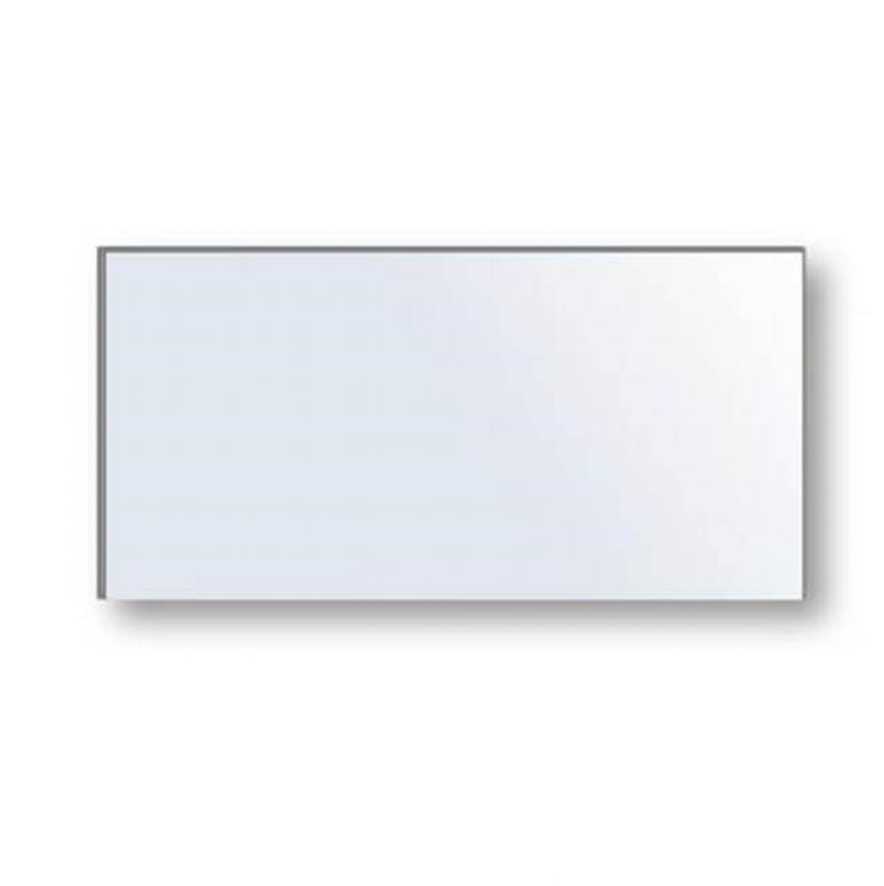 Vetro Mirror. 60'' X 30'', Plain Edge. Dual Installation,