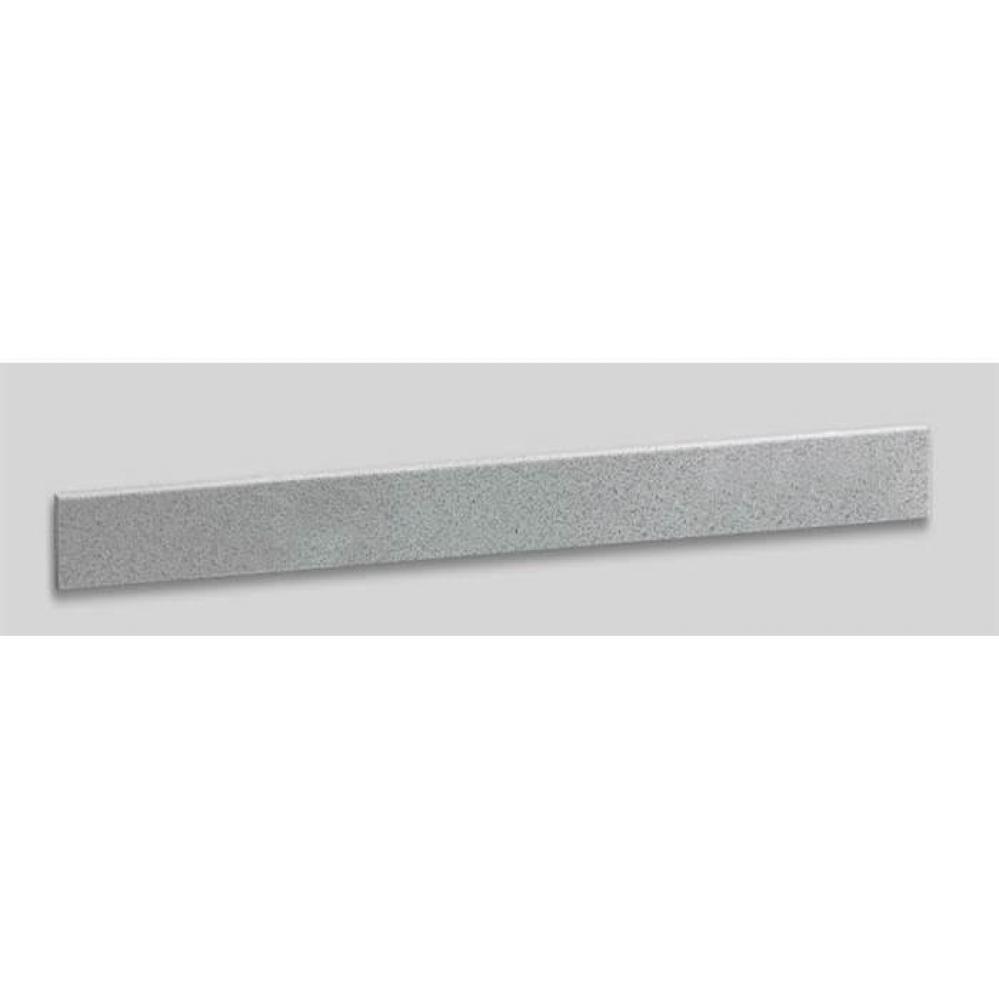 Madeli Quarztstone Side Splah, 18'' x 4'' x 3/4'', Silver Grey