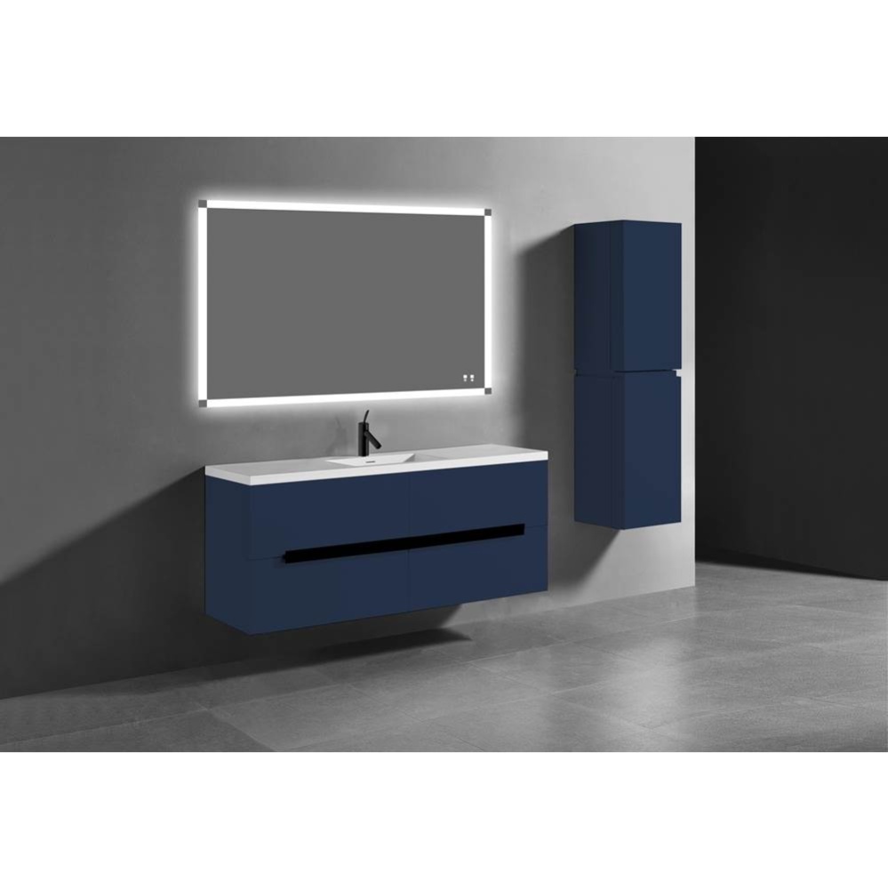 Urban 60C'' Wall hung  Vanity Cabinet in Sapphire Finish/HW: No Handle