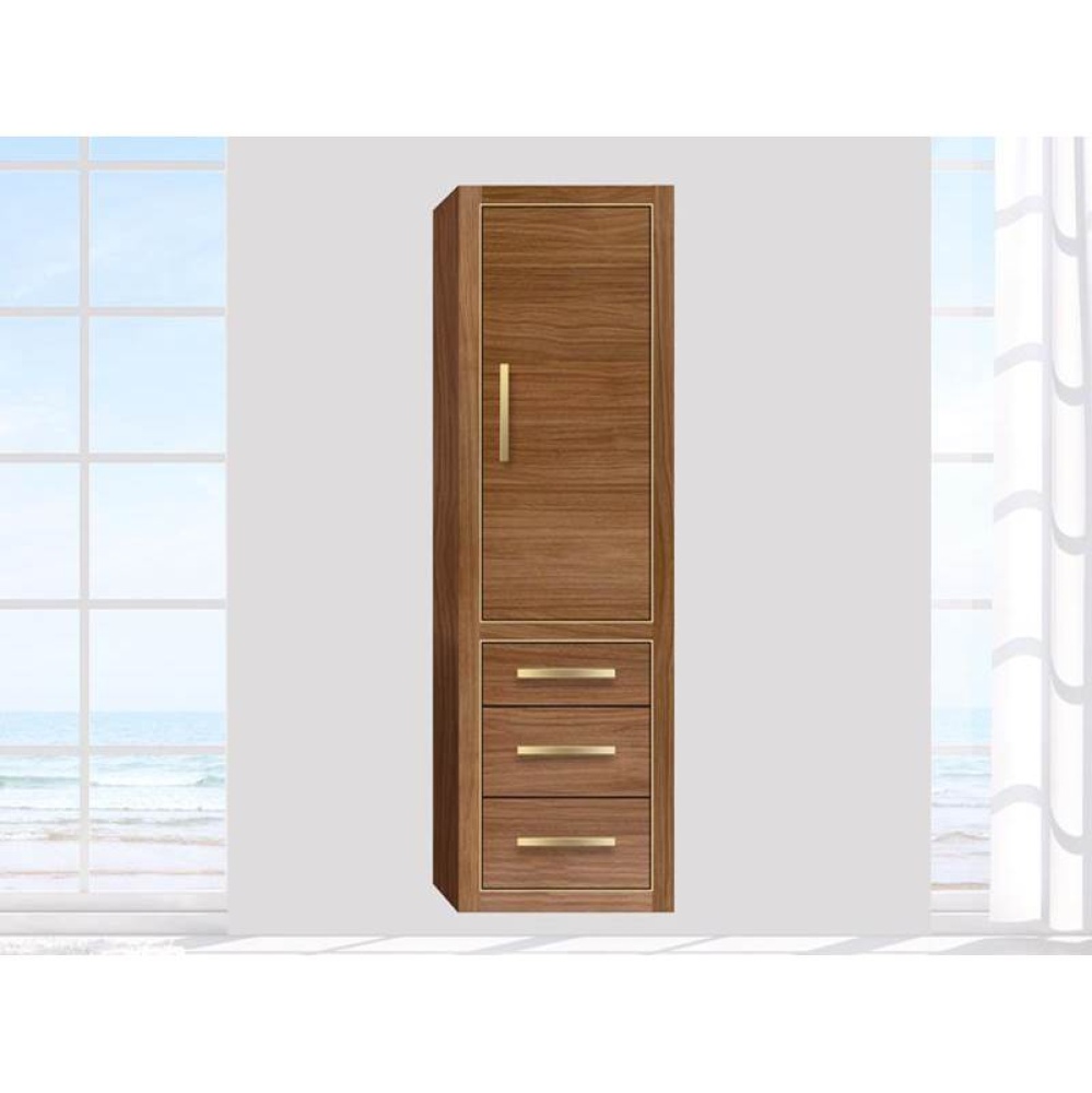 Villa 20''W x 18''D x 71''H Wall Hung Linen Cabinet R Hinged In