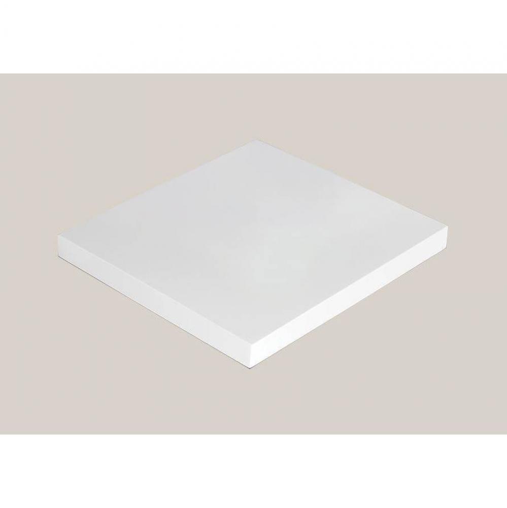 Urban-18 24''W Solid Surface , Slab No Cut-Out. Glossy White, 24''X 18'&a