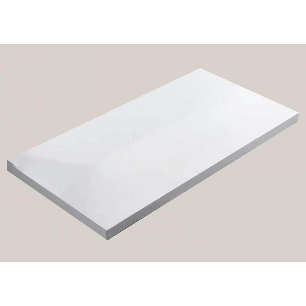 Urban-18 42''W Solid Surface , Slab No Cut-Out. Glossy White, 42''X 18'&a