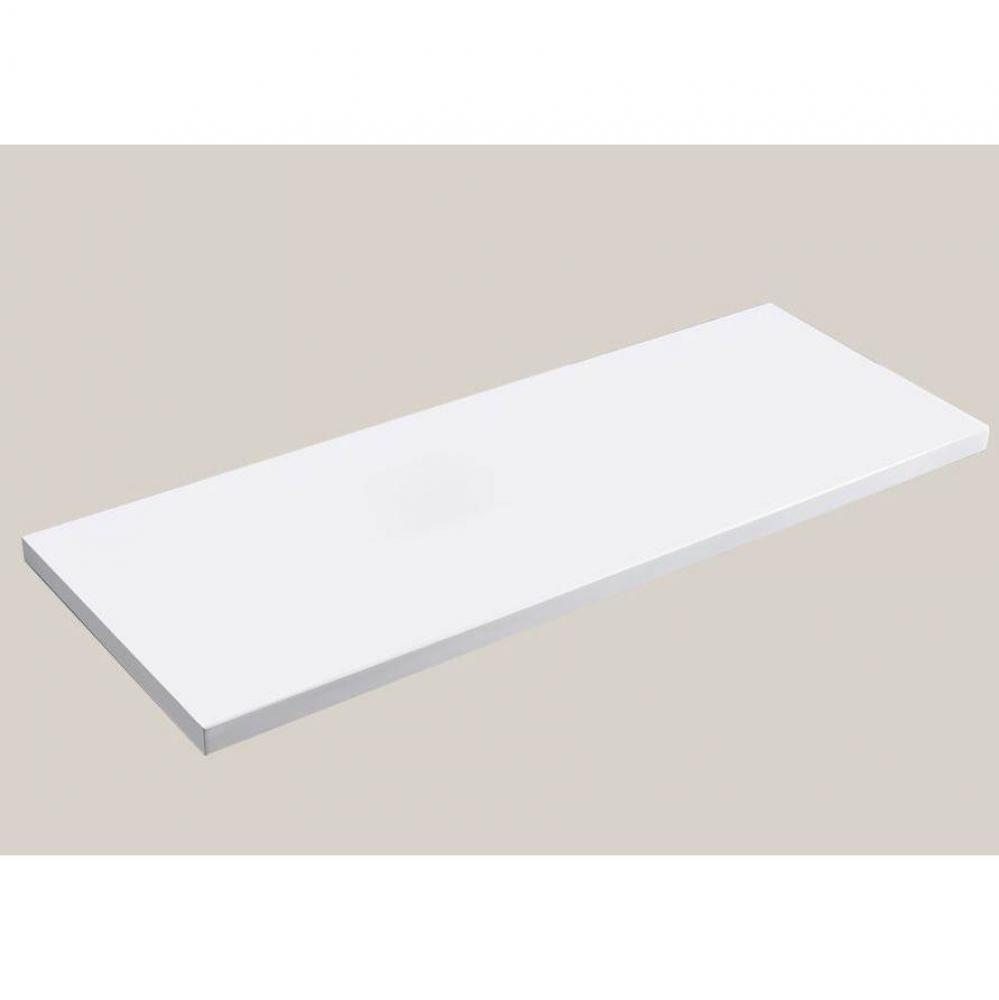 Urban-18 60''W Solid Surface , Slab No Cut-Out. Glossy White, 60''X 18'&a