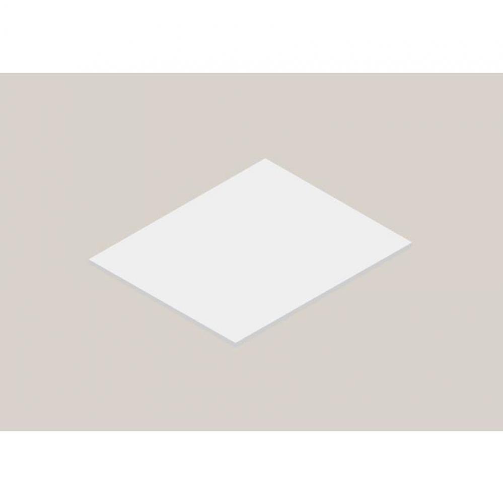 Urban-22 30''W Solid Surface , Slab No Cut-Out. Glossy White, 30''X 22'&a