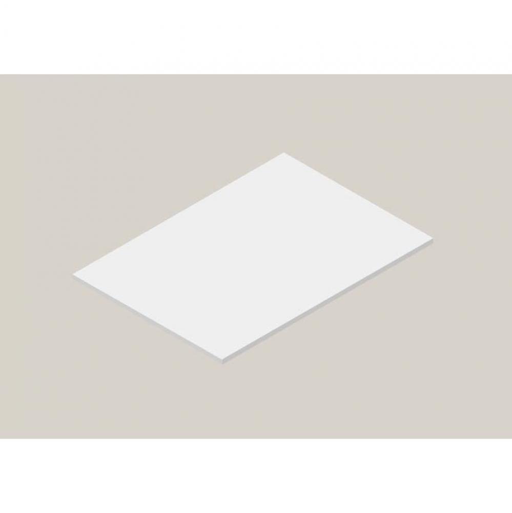 Madeli X-Stone Countertop, 42'' x 22'' x 3/4'', No Cut-out, Matte Wh