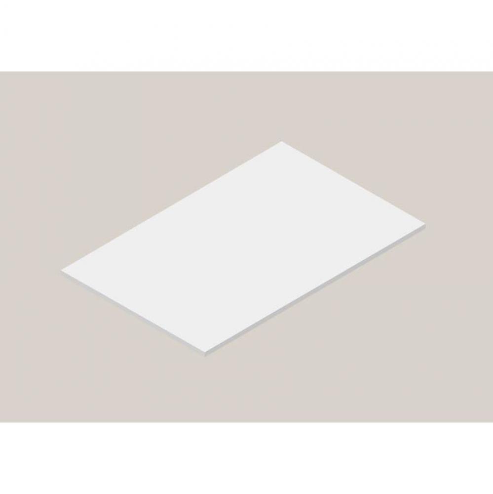Urban-22 48''W Solid Surface , Slab No Cut-Out. Glossy White, 48''X 22'&a