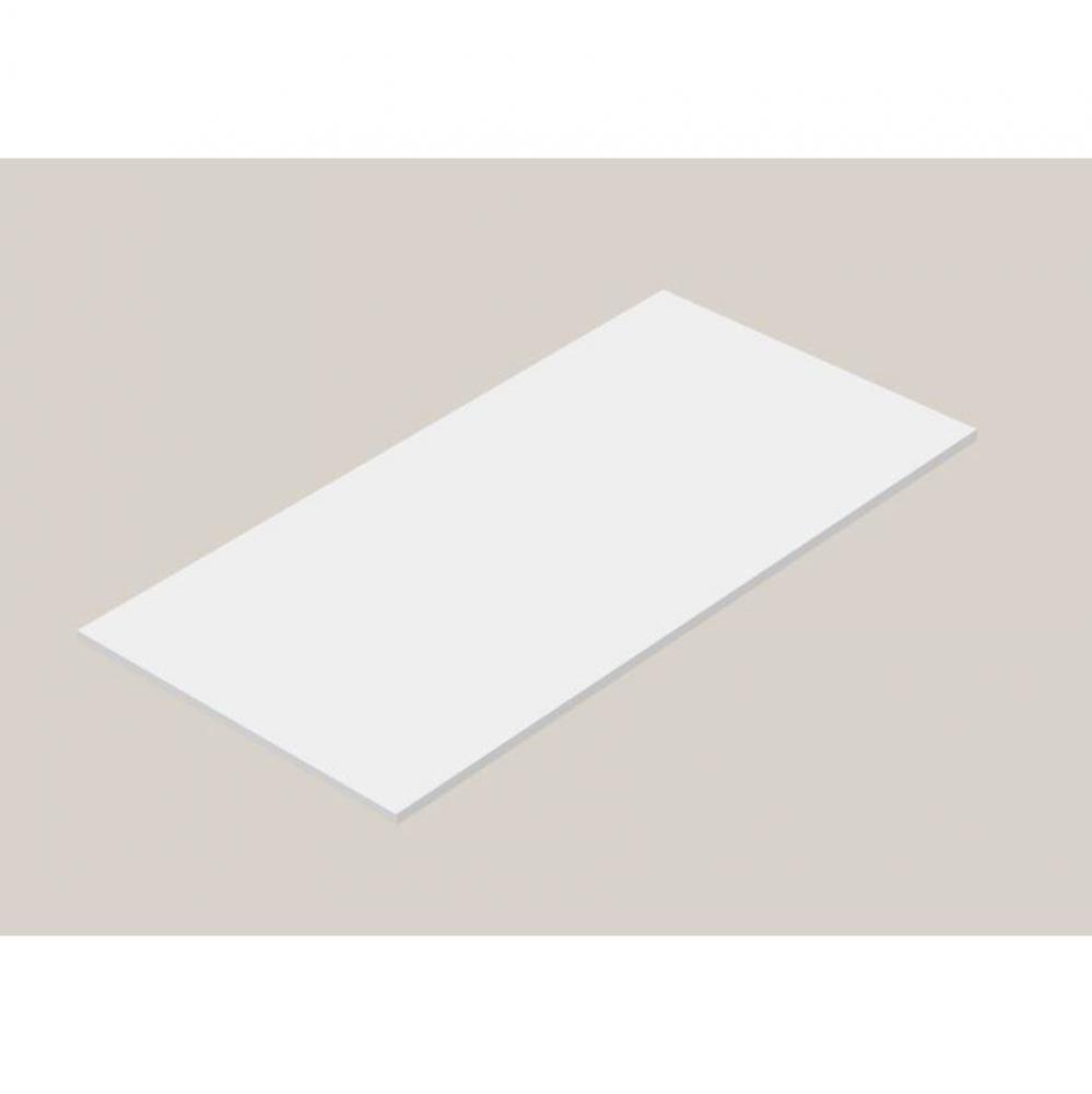 Urban-22 60''W Solid Surface , Slab No Cut-Out. Glossy White, 60''X 22'&a
