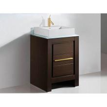 Madeli B700-24-001-MW-PC - Madeli Retro 24'' Free Standing Vanity Matte White/HW: Polished Chrome(PC)