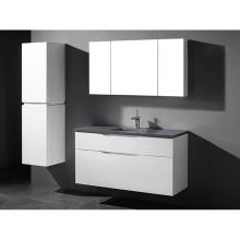 Madeli B100-48C-022-GW - Madeli Bolano 48'' Wall hung Vanity Cabinet Glossy White Finish