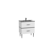 Madeli B021-36-001-LR-WH-HT-PC - Perla 36'' Free Standing Cabinet White/HW: Polished Chrome(PC)