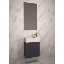 Madeli B050-19-002-SA - Madeli Petite 19'', Wall Hung Vanity Cabinet, Sapphire