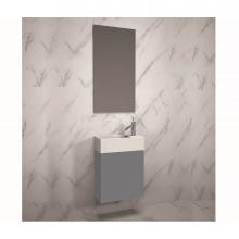 Madeli B050-19-002-TG - Madeli Petite 19'', Wall Hung Vanity Cabinet, Studio Grey