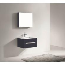 Madeli B070-30-002-SA-BN - Madeli Vogue 30'' Wall Hung Vanity Cabinet Sapphire/HW: Brushed Nickel(BN)