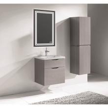 Madeli B100-24-022-AG - Madeli Bolano 24'' Wall hung Vanity Cabinet Ash Grey Finish