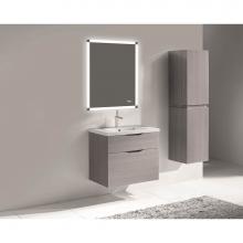 Madeli B100-30-022-AG - Madeli Bolano 30'' Wall hung Vanity Cabinet Ash Grey Finish