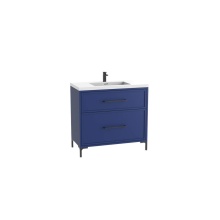 Madeli B466-48C-001-LY-SA-HY-PC - Profile SE 48C'' Free standing Vanity Cabinet in Sapphire/HW: Polished Chrome(PC)