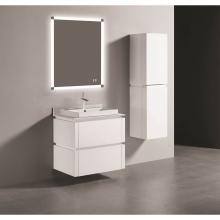 Madeli B500-30-002-WH - Madeli Cube 30'' Wall hung  Vanity Cabinet in White Finish
