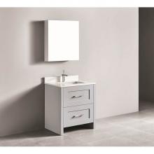 Madeli B700-30-001-WG-PC - Madeli Retro 30'' Free Standing Vanity Whisper Grey/HW: Polished Chrome(PC)