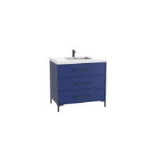 Madeli B835-36-001-LY-SA-HY-PC - Marquis 36'' Free standing Vanity Cabinet in Sapphire/HW: Polished Chrome(PC)