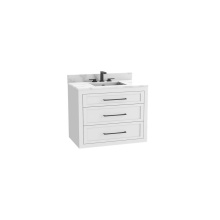 Madeli B856-48C-002-WH-NP-00 - Renaissance SE 48C'' Wall hung Vanity Cabinet in White - No Handles