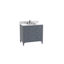 Madeli B870-48C-001-CL-TG-NP-00 - Legacy 48C'' Free standing Vanity Cabinet in Studio Grey/HW: No Handles