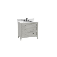 Madeli B872-36-001-CL-CG-NP-00 - Heirloom 36'' Free standing Vanity Cabinet in Coastal Grey/HW: No Handles
