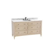 Madeli B872-60C-001-CL-NO-NP-00 - Heirloom 60C'' Free standing Vanity Cabinet in Natural Oak/HW: No Handles