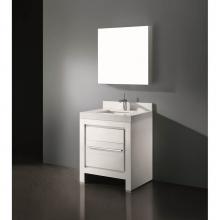Madeli B999-30-001-WH-PC - Madeli Vicenza 30'' Free Standing White/HW: Polished Chrome(PC)