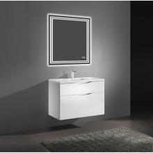 Madeli B100-36-022-GW - Madeli Bolano 36'' Wall hung Vanity Cabinet Glossy White Finish