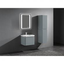 Madeli B930-24-002-TG - Madeli Euro 24'' Wall hung vanity cabinet in Studio Grey Finish