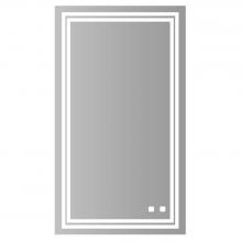 Madeli IM-ZE2030-23 - Madeli Zen Lighted Slique Mirror, 20'' x 30'' x 7/8'', Rectangular,