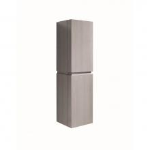 Madeli LCAS-161560-L002-AG - Madeli Urban 16''W x 15''D x 60''H Wall Hung Linen Cabinet L Hinged