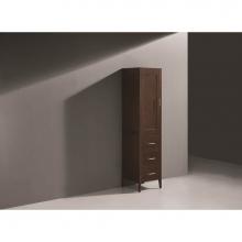 Madeli LCEN-181876-L001-BR-BN - Madeli Encore 18''W x 18''D x 76''H Free Standing Linen Cabinet L Hi