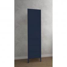 Madeli LCEN-181876-L001-SA-NP - Madeli Encore 18''W x 18''D x 76''H Free Standing Linen Cabinet L Hi