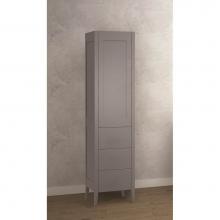 Madeli LCEN-181876-L001-TG-NP - Madeli Encore 18''W x 18''D x 76''H Free Standing Linen Cabinet L Hi